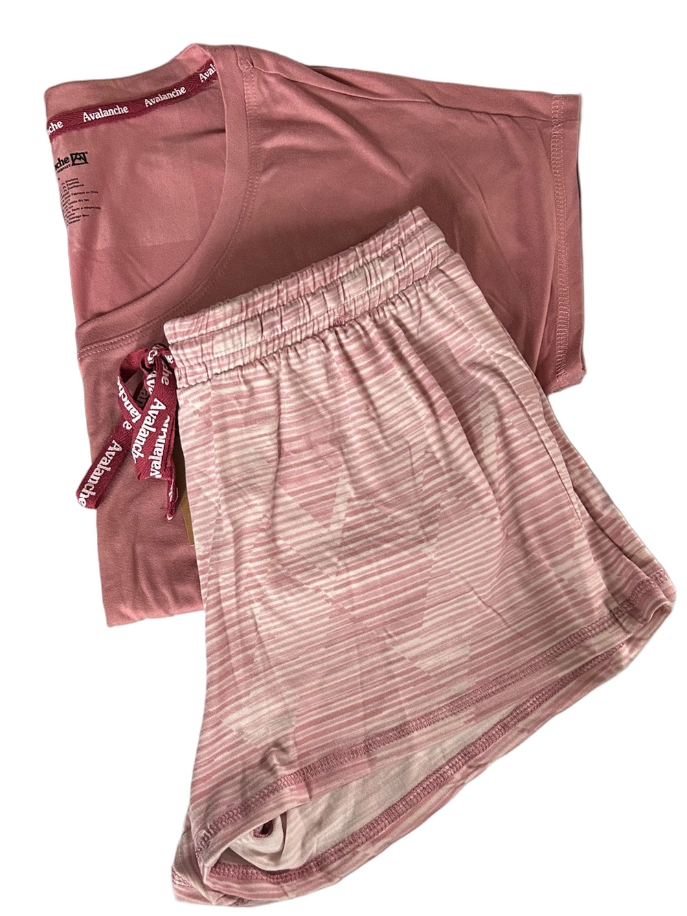 Avalanche Woman’s Striped Two-Piece Pajama Sleep Set